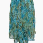 Connected Apparel Connected Petite ✦ Blue Green Print Skirt Photo 2