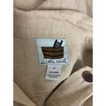 In The Wash 100% Linen Button Down top Women’s Medium | Lightweight Neutral Top Brown Photo 2