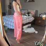 NWT PINK LAPOINTE SATIN WIDE LEG SILK PANTS Size 0 Photo 1