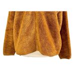 Victoria’s Secret PINK Plush Teddy Full Zip Mock Neck Oversized Sherpa Jacket M Brown Size M Photo 10
