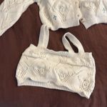 Urban Outfitters New white Knit cropped cardigan and tank top set Photo 5