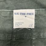 We The Free People Jayde Cord High Rise Flare Green Corduroy Pants Green Size 32 Photo 6