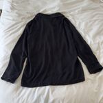 Sleeper Black Party Pajama Top Women’s Size M Button Photo 5