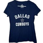 Fanatics Women's  Dallas Cowboys Graphic Shirt V-Neck Size Small EUC #7414 Photo 0