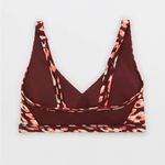 Aerie OFFLINE by  Goals Plunge Sports Bra in Maplewood Size XS New Photo 1