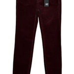 Kut From The Kloth NWT Diana Skinny Corduroy Jeans Pants Currant Size 00 Photo 0