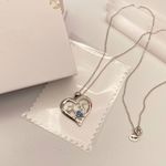 Sterling Silver Stethoscope CZ Necklace Photo 1