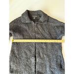 Rachel Zoe Charcoal Gray Wool Blend Long Coat Classic Winter Outerwear size M Photo 2