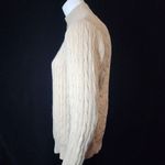 st. john's bay Tan Cable Knit Zippered Sweater (L) Photo 2