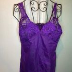 La Perla  Lace trimmed silk blend camisole violet M Photo 5