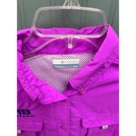 Columbia  Women's Long Sleeve Fishing Shirt UV Sun Protection Purple M CMS logo Photo 1