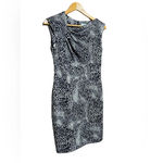 Calvin Klein Women’s Knit Leopard Print Sheath Dress Size 4 Photo 3