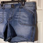Zana Di Flat Front High Rise Denim Shorts 18 Photo 2