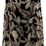 M Made In Italy Silk Blend Flowy Sheer Floral Lined Sleeveless Tank Top Blouse L Black Size L Photo 0