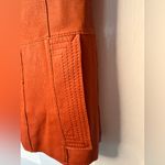 Peck & Peck  Women's Leather Orange Jacket Photo 4