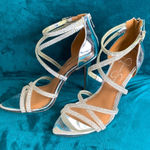 Jessica Simpson Dressy silver rhinestone sandals 🌹 Photo 0