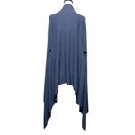 Brochu Walker  Cape Size M/L Cashmere & Wool Gray Charcoal Poncho Vest Soft Open Photo 4