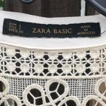 ZARA Wide Sleeve Loose Top Blouse Puff Sleeves Small Photo 4