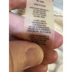 SIONI Ruffle Hem Crochet Open Back Tunic Size Large Cream Wool Sweater Boho Photo 6