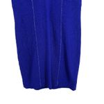 St. John  Indigo Blue Knit Sheath‎ Dress Size 10 New Photo 2