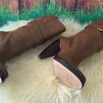 Michael Kors  Tan Heeled Boots with Chunky Heel and Smooth Leather Photo 4