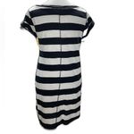 Banana Republic Black & White Striped Short Sleeve Cotton Mini Dress Size SP Photo 3
