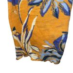 Free People WE THE FREE Honey Combo Floral Print Ruched L/S Top Size Photo 5