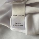 Counterparts women's size XL long sleeve white blouse ruffle neckline front tie Photo 8