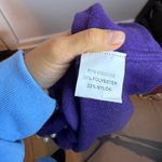 Liza Byrd Purple Peyton Pearl Trim Poncho Sweater Size undefined Photo 4