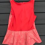 Elle small peplum tip peach & cream colored Photo 4