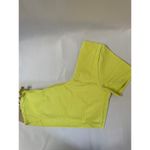 FP Toast Swim One Shoulder Swim Crop Top Daiquiri Green/Yellow SZ M Green Size M Photo 1