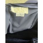 Cache Vintage Gold Label Midnight Blue Velvet Belted CocktailJumpsuit Size 4 Photo 8