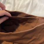 Victoria's Secret  PINK Chocolate Brown Ribbed Yoga Pants Photo 2