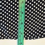 KC Spencer Polka Dot Vintage Maxi Dress Size 4 Small Tie Waist Black White Photo 5