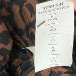 Nicholas Gathered Dress In Leopard Print Brown Mini Ruched Belted Womens Size 2 Photo 11