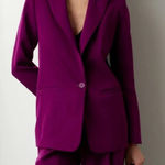 Endless Rose RTR  Purple‎ Pink Single Breasted Long Sleeve Blazer Sz S Photo 0
