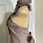 BCBG Maxazria Black Ruffle Halter Dress Size 0 Photo 4