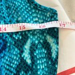 Peter Nygard  Multicolored Snake Skin Cowl Neck Sleeveless Women's‎ Top S:Small Photo 7