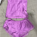 Victoria's Secret Pink Satin Lingerie PJ Set Photo 0