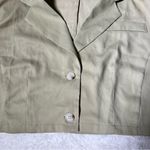 SheIn Sollinarry Khaki Short Sleeve Cropped Blazer Photo 2