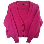 Wild Fable  Pink Cropped Button Front Cardigan Sweater XS Y2K Boxy Preppy Swiftie Photo 0