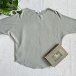 Magaschoni Batwing Knit Sage Green Top Large Photo 0