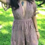 Honey Punch Lace Romper  Photo 0