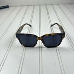 Tortoise Square Frame Sunglasses Unisex UV Protection Brown Photo 1