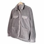 BLANK NYC NWT  Fleece Shacket Plush Cozy Soft Gray Shirt Jacket Size Small NEW Photo 7