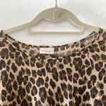 Dries Van Noten lightweight sheer chic classic leopard longsleeve shirt Size S Photo 2