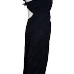 Free People At Dusk Midi Dress in Black Open Back High Low Hem Womens Size Small Photo 4