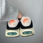 Nike  Air Max 90 Essential Women Shoes White Black Teal Orange Size 9 Photo 5