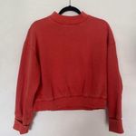 We The Free Free People Crewneck Sweatshirt Size Small red orange Photo 0