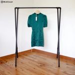 Reformation  Marsha Silk Dress (Emerald) Photo 2